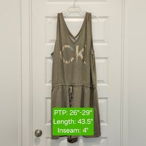 Calvin Klein Romper w/pockets, "Like New", Sz 2X